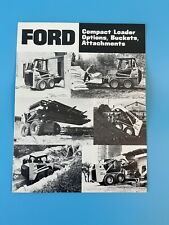 Vintage FORD Compact Loader Options, Buckets, Attachments Buyers Guide.  picture