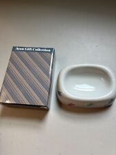 Ceramic Butterfly Collection Soap Dish Vintage Avon EUC picture