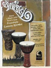2006 Print Ad of Toca Synergy Freestyle Cannon Djembe picture