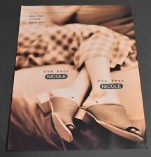 1997 Print Ad Sexy Heels Long Legs Lady Nicole Jordan Marsh Fashion Style art picture