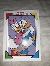 Jb19 Disney Family Portraits 1991 Impel #139 Daisy Donald Mr. Duck Steps Out picture