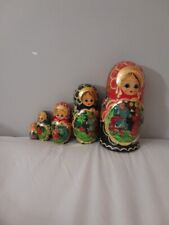 russian nesting dolls vintage 7 Inch picture