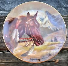 Vintage SIGNED Gregory Perillo The Comanche Collector Plate picture