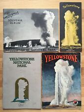 1927 Vintage Yellowstone Railroad Travel Guide Wyoming Photographs Bundle Rare picture