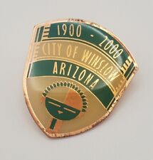 City of Winslow Arizona 1900-2000 Lapel Hat Pin Collectible Souvenir Pinchback picture