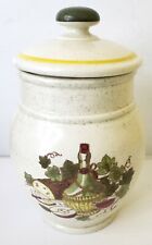 RARE Metlox Provincial Fruit Grapes  Ivy California Pottery Decanter Cookie Jar. picture