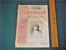Vintage BABYHOOD Magazine January , 1896 Mother's Nursery Guide ~ Great Ads  picture
