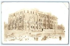 c1910's Building Ruins Of Tornado Omaha Nebraska NE RPPC Photo Antique Postcard picture