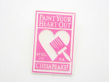 Paint Your Heart Out Chesapeake Vintage Lapel Pin picture