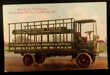 antique ADVERTISING POSTCARD, Abresch-Cramer Auto Truck Co., MILWAUKEE, WI Truck picture