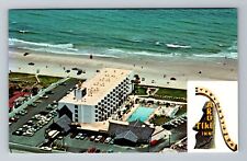 Daytona Beach Shores FL-Florida Aerial AKU TIKI Beach Resort Vintage Postcard picture