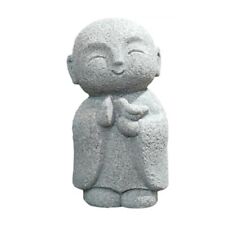 Asdays Jizo Small Cute Jizo Figurine Healing Granite Guardian Deity Palm Size Bu picture