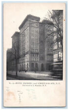 c1900's Hotel Majestic 72nd Street & 8th Avenue New York City NY PMC Postcard picture