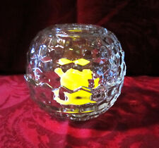 Vintage Fostoria American Fairy Lamp - Clear Glass Votive Candle Holder picture