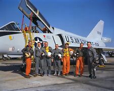 1961 MERCURY SEVEN Astronauts with Aircraft NASA PHOTO  (176-m) picture