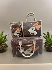 Disney Matching Set Travel Bag Minnie Mouse bundle set of 3 With Logo NWT picture