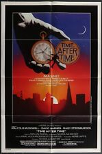 TIME AFTER TIME Malcom McDowell  RARE  Original 1979  MOVIE POSTER  ONE SHEET picture