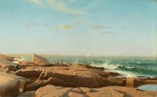 Narragansett Bay : William Stanley Haseltine : 1864 : Archival Quality Art Print picture