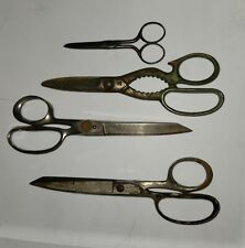 Lot Of 4 Pairs Of Vintage Scissors picture
