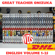 Full Set GTO : Great Teacher Onizuka Manga Volume 1-25 End English Version Comic picture