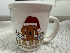 Natural Life Mug-“Happy Howlidays” coffee cup Dog Lover Christmas Holiday picture