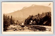 Ketchikan AK-Alaska RPPC Scenic Creek ,Thwaites Real Photo 1910 Old Postcard picture