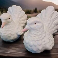 Vintage 1960's Goebel West Germany White Doves Figurines picture