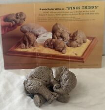Vintage The HERD Elephant Collection Winks # 3121 Martha Carey Antique Piece picture