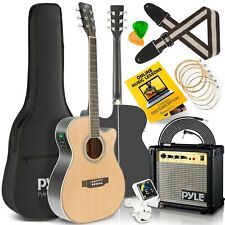Pyle 40” Inch 6-String Electric Acoustic Guitar -W/Digital Tuner & Accessory Kit picture