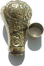 Antique Style Solid Brass Knob Designer Hade handle for walking cane Stick Gift picture