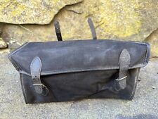 NOS Vintage 1960s-70s RALEIGH RUDGE STYLE Cloth Covered Vinyl SADDLE BAG Patina picture