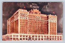 Memphis TN-Tennessee, Hotel Peabody, Advertising, Vintage c1958 Postcard picture