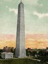 Vintage Postcard Bunker Hill Monument Building Boston Massachusetts MA picture