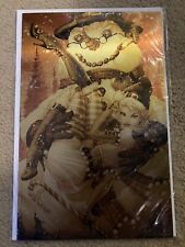 White Widow Jamie Tyndall Metal Snowman Gold picture
