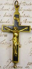 Antique Reliquary Cross Crucifix Arca Sepulerali Relic St. Therese Little Flower picture