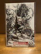 Marvel Legacy #1  1:1000  B&W Sketch Variant Mike Deodato jr. 1st BC Avengers picture