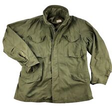 Army Military VTG Mens Medium Green M65 Cold Weather Field Coat Jacket picture