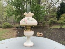 Gorgeous Fenton Aladdin Draped Oil Lamp / Knights Of The Mystic Light / HTF picture