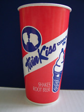 Vintage Twin-Kiss Drive-In Manheim PA Advertising Original Cup Shakes Root Beer picture