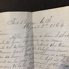 Civil War 1864 handwritten letter from Capt. R.L Westbrook to Capt. Ketcham picture