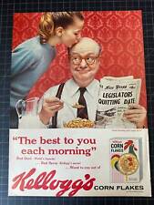 Vintage 1959 Kelloggs Corn Flakes Print Ad picture