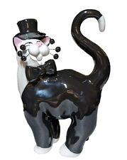 Whimsiclay Amy Lacombe 2002  Willitts Tuxedo #86090 Figurine Kitty Cat 7
