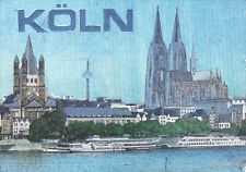 Postcard Germany Cologne Köln Great St. Martin Church Cathedral picture