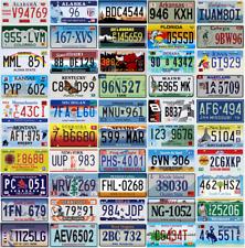 Set of 50 USA License Plates ***ALL 50 US STATES INCLUDED*** - Home decor design picture