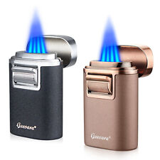 Windproof vintage Cigar lighter torch high quality 4 JET Lighter with Gift Box picture