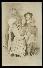Southern Ute Native American Indian Family Antique 1910s RPPC Photo 1 of 2 picture
