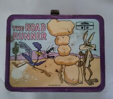 Vintage 1970 ROAD RUNNER Lunch Box NO Thermos .. Warner Brothers picture
