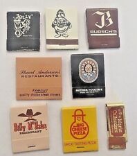 8 Restaurant Matchbooks: Mother Trucker's, Jetty, Jolly Ox - Lot 197 picture