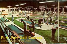 Portland Oregon Putt-Putt Golf Course Kellys Hamburger Pepsi Cola Postcard Z12 picture