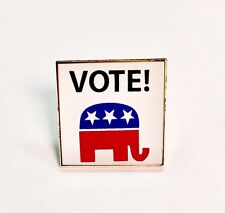 VOTE Republican Lapel Pin Political Election Campaign American Flag union  picture